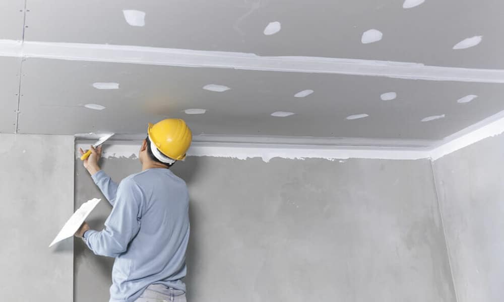 Köy İçi alçı sıva uygulaması